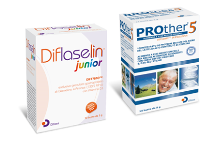 Diflaselin® Junior e Prother® 5: dal 1° settembre 2017 due nuove referenze nel listino Difass